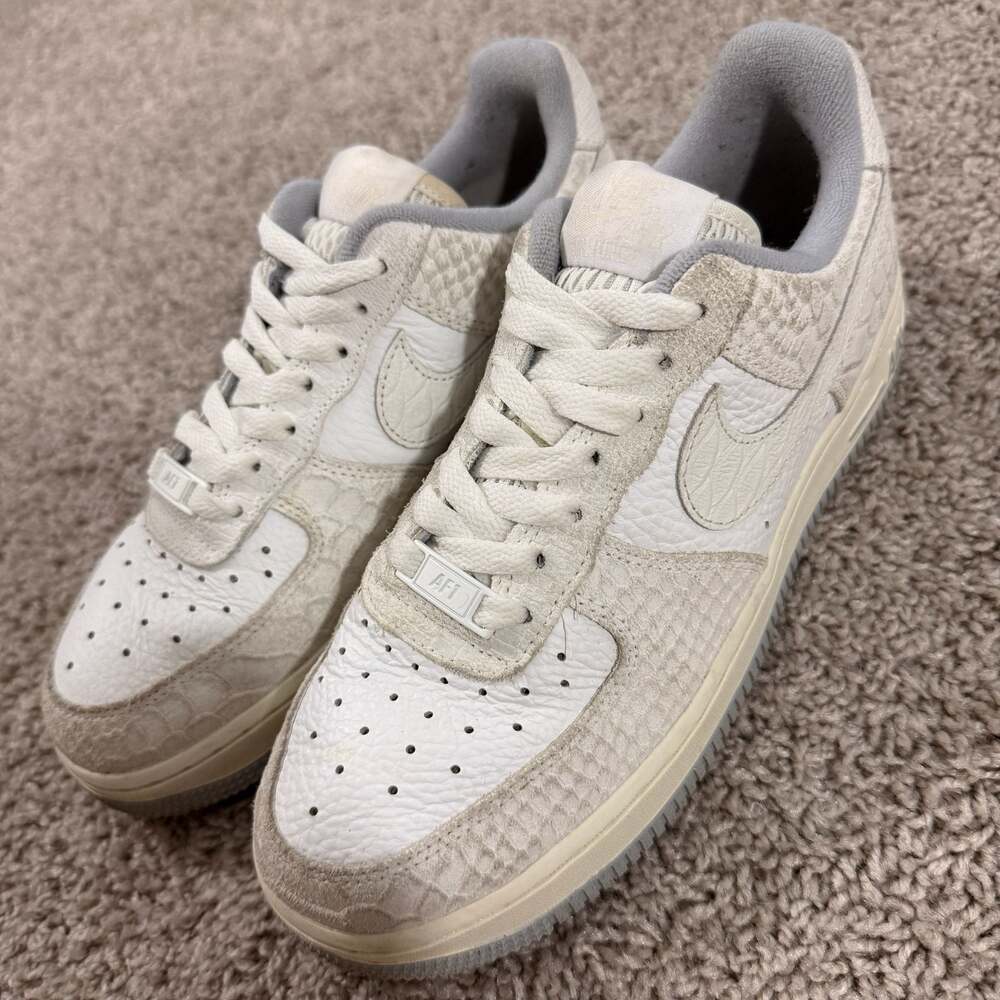 Nike Air Force 1 07 White Python DX2678-100 Women’s 8.5 Men’s‎ 7 Shoes